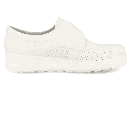 ZAPATO SANITARIO UNISEX, MEDIC VELCRO PICADO BLANCO D'Torres