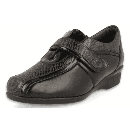 Zapato Señora Pie Diabético DiabCare® Casandra E6 Negro