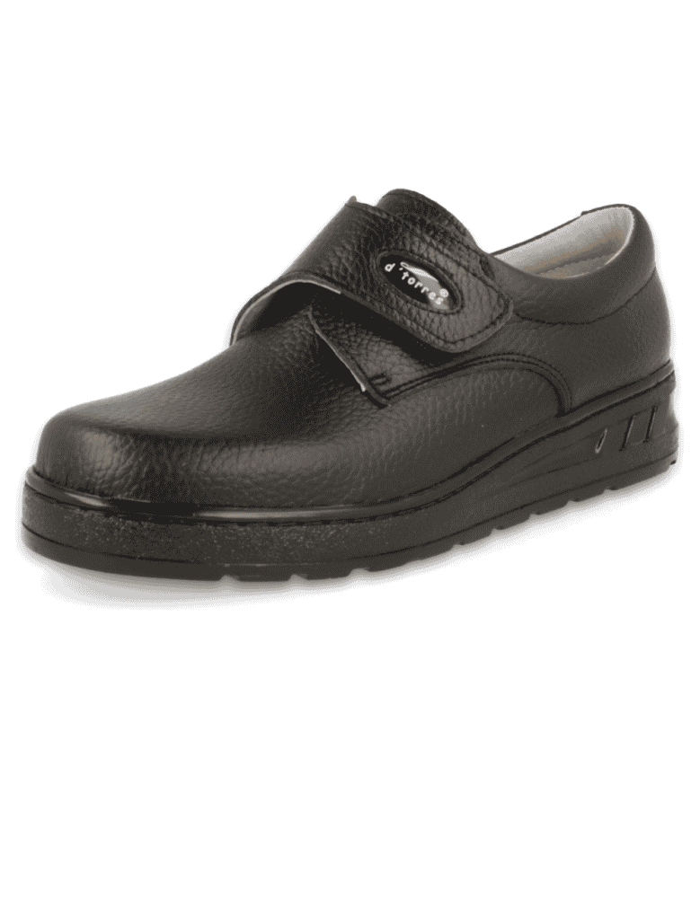 ZAPATO DE TRABAJO, MEDIC VELCRO NEGRO D'Torres®