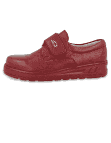 ZAPATO SANITARIO UNISEX MEDIC VELCRO 10 ROJO