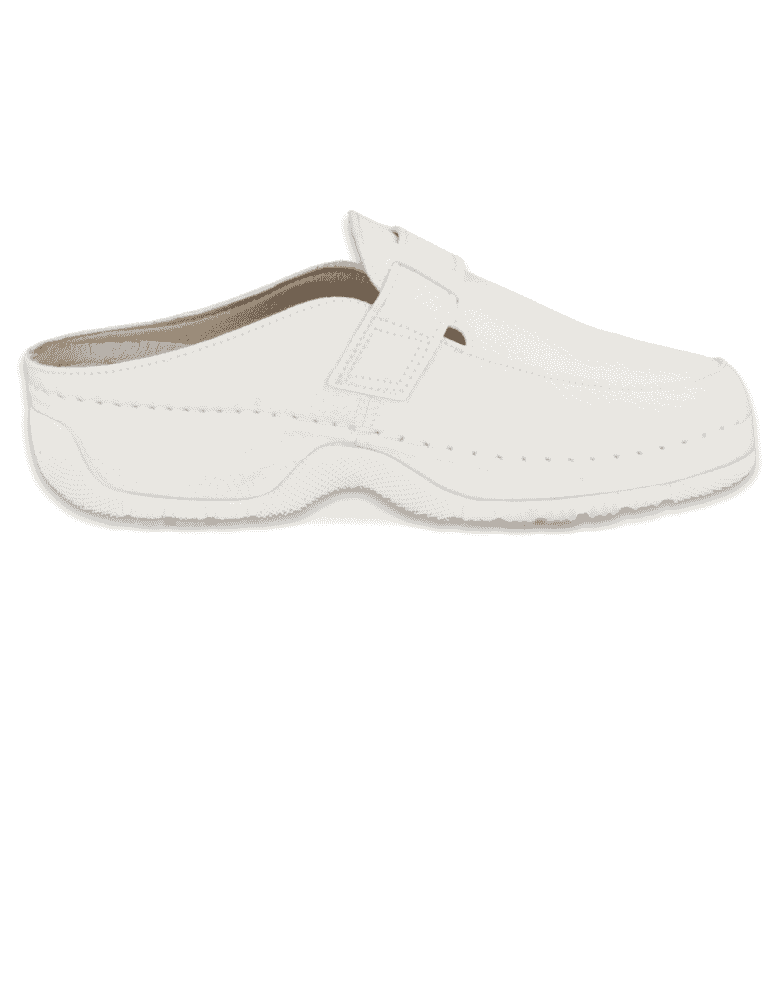 SANITARY COMFORT CLOGS, MASTER 2000 03 WHITE