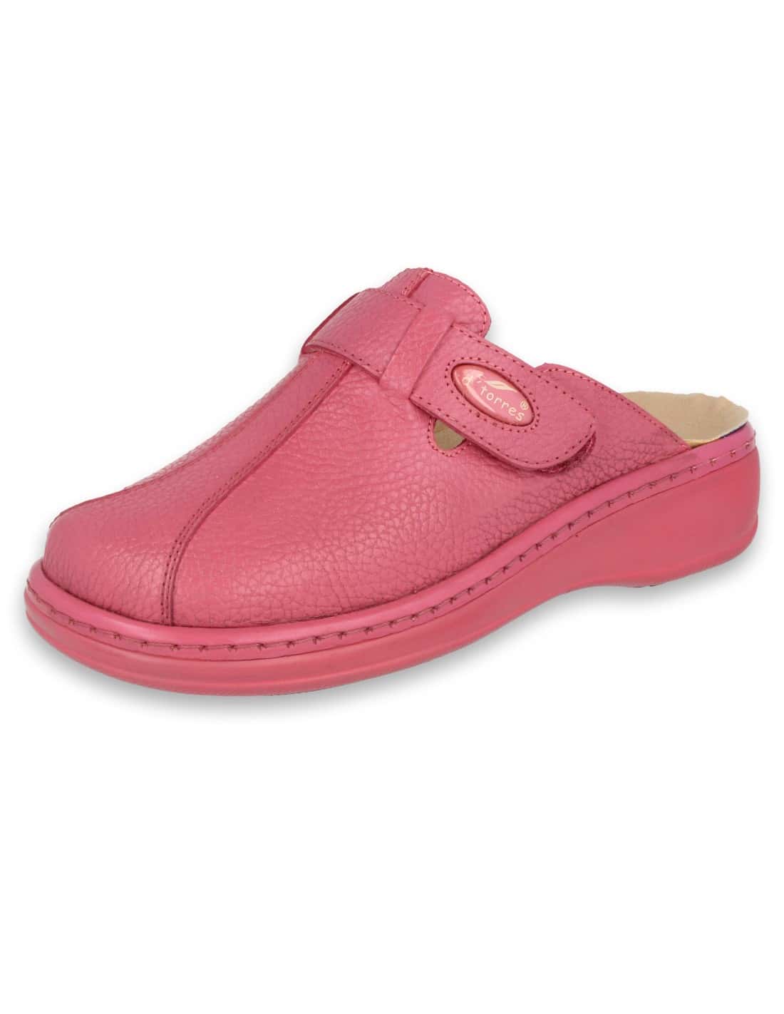 Zueco Sanitario D'Torres Master Plus Rosa, cómodos y antideslizantes.