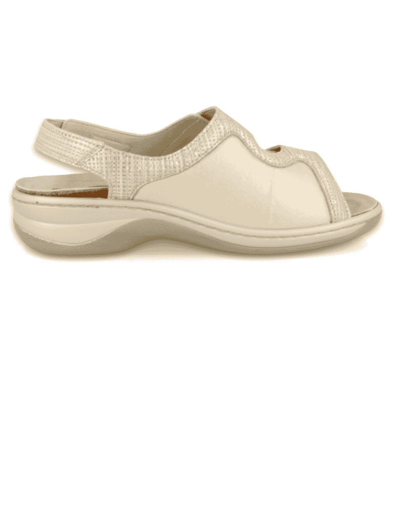 SANDALIA JULIA 06 PLATA D'Torres®, PARA PIES...