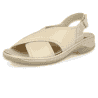 SANDALIAS CÓMODAS SEÑORA, FLORA 09 BEIGE
