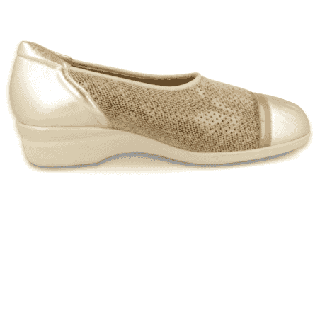 ZAPATOS DE SEÑORA PARA PIES DELICADOS, FLAVIA E9 BEIGE