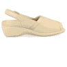 SANDALIAS SEÑORA PALA DE LICRA PARA PIES ANCHOS, ADA D1 BEIGE