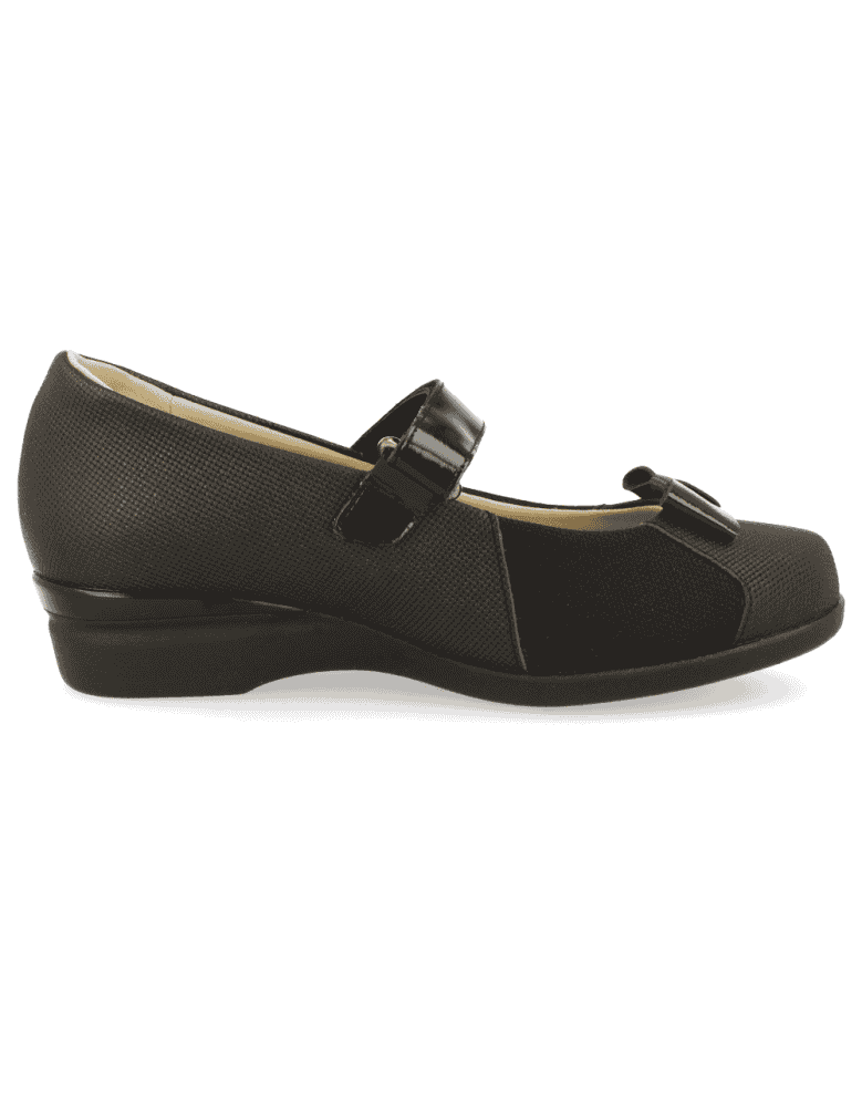 ZAPATOS PIES DELICADOS MUJER, ALMA D1 NEGRO