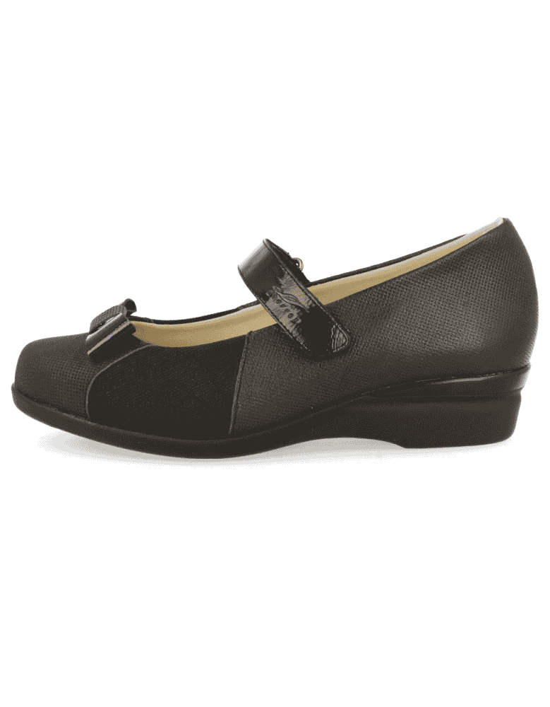 ZAPATOS PIES DELICADOS MUJER, ALMA D1 NEGRO