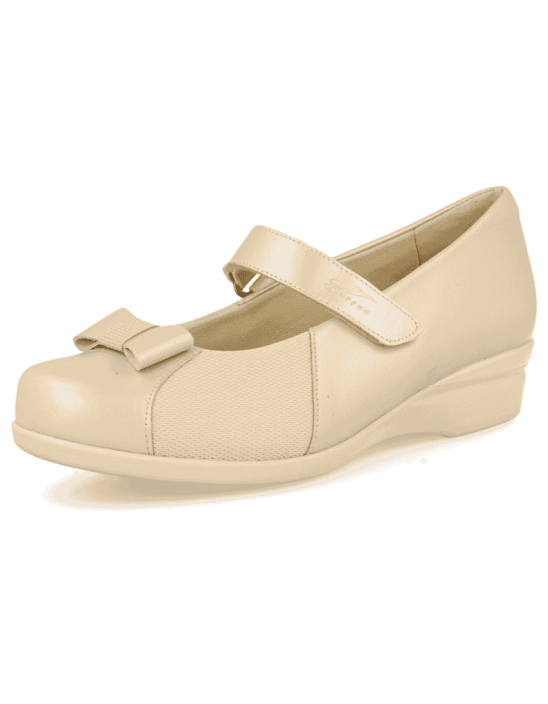 ZAPATOS PIES DELICADOS MUJER, ALMA D2 BEIGE