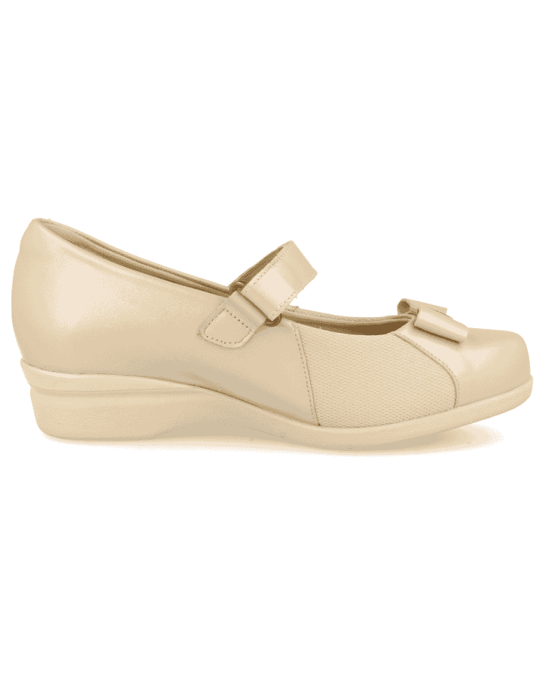 ZAPATOS PIES DELICADOS MUJER, ALMA D2 BEIGE