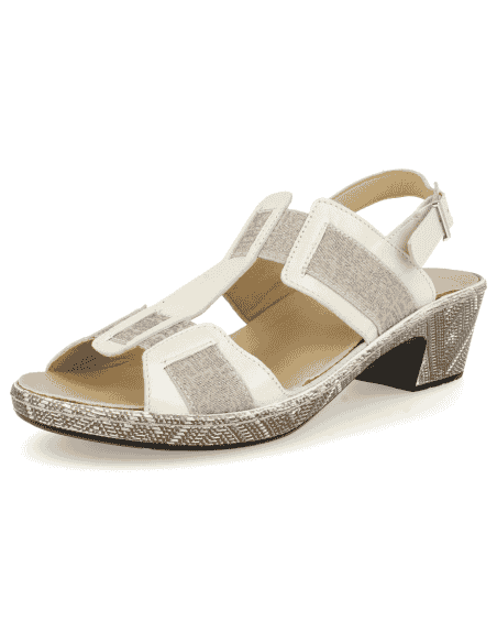 SENSITIVE WOMEN FEET SANDALS, FIONA 03 WHITE