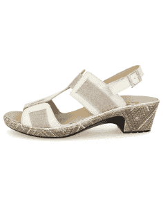 SANDALIAS CÓMODAS SEÑORA, FIONA 03 BLANCO