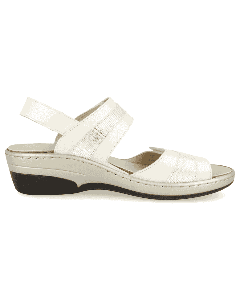 COMFORTABLE WOMEN SANDALS, SITGES 03 WHITE
