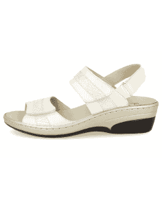 SANDALIAS CÓMODAS SEÑORA, SITGES 03 BLANCO