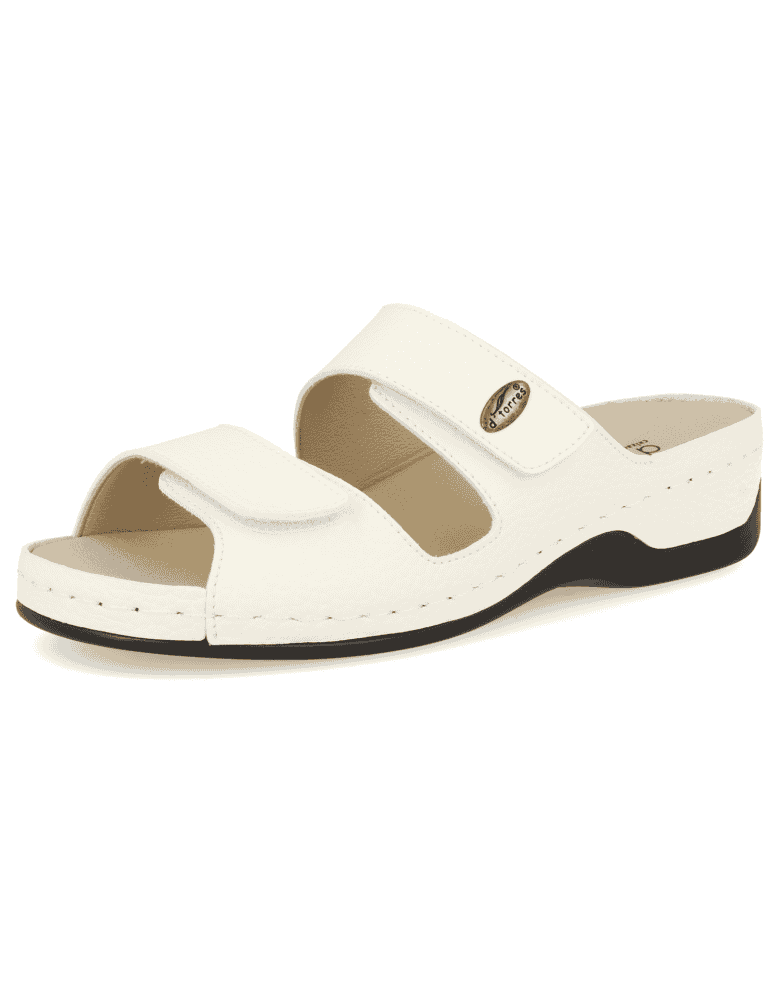 SANDALIAS CÓMODAS SEÑORA, CALELLA 03 BLANCO