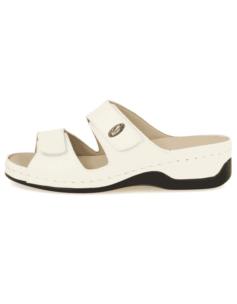 SANDALIAS CÓMODAS SEÑORA, CALELLA 03 BLANCO