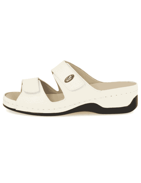 SANDALIAS CÓMODAS SEÑORA, CALELLA 03 BLANCO