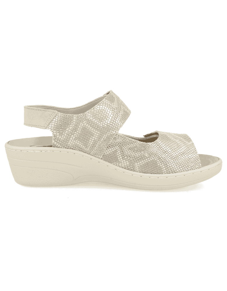 SANDALIAS CÓMODAS SEÑORA, MOGAN 34 GRIS - Plantilla anatómica extraÍble,muy  cómoda y acolchada .