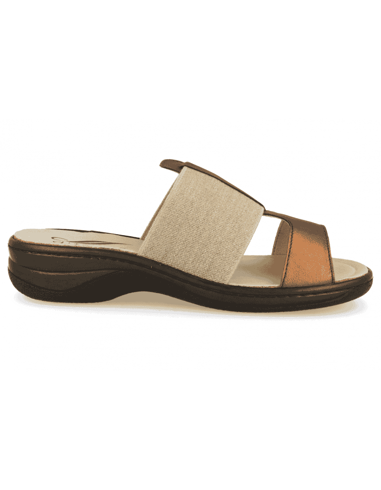 SENSITIVE FEET SANDALS, NOIS 84 BRONZE