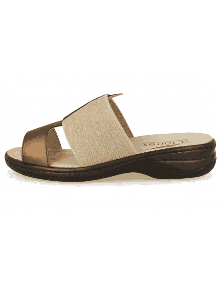 SENSITIVE FEET SANDALS, NOIS 84 BRONZE