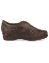 Zapato Señora Pie Diabético DiabCare® Casandra 19 Pétalos Marrón