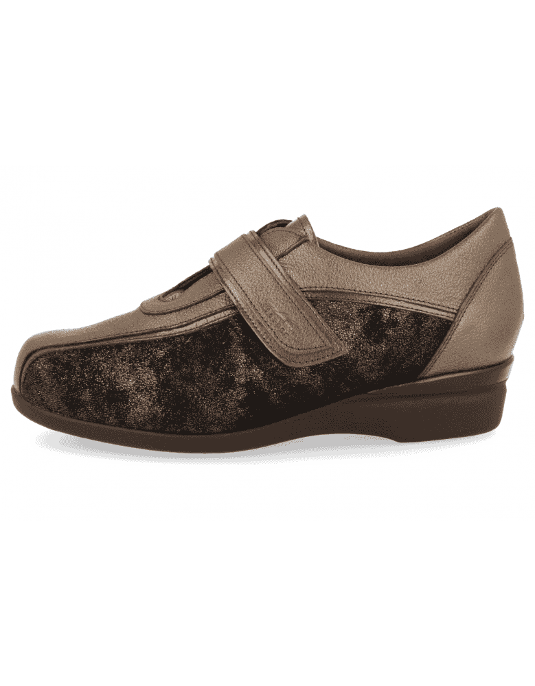 ZAPATO SEÑORA PIES DELICADOS, CASANDRA 19 BRONCE