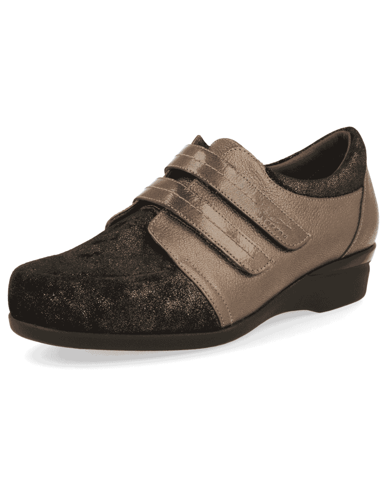 ZAPATO SEÑORA PIES DELICADOS, NATALIA 19 BRONCE