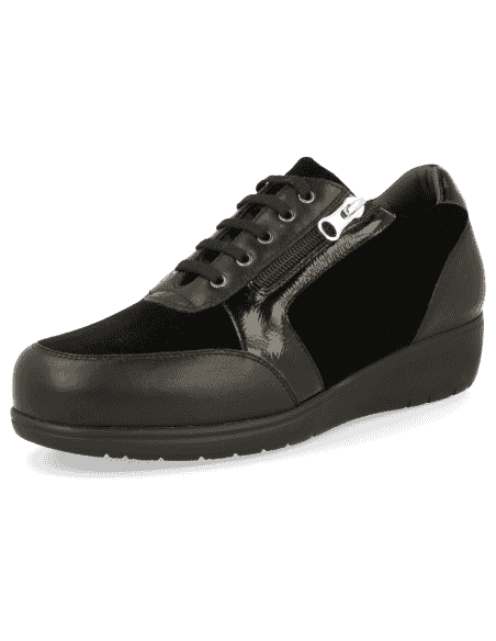 ZAPATO SEÑORA PIES DELICADOS, MIREIA 19 NEGRO