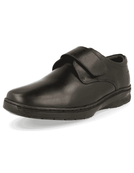 ZAPATOS CÓMODOS CABALLERO PARA PIES DELICADOS DANIEL NEGRO