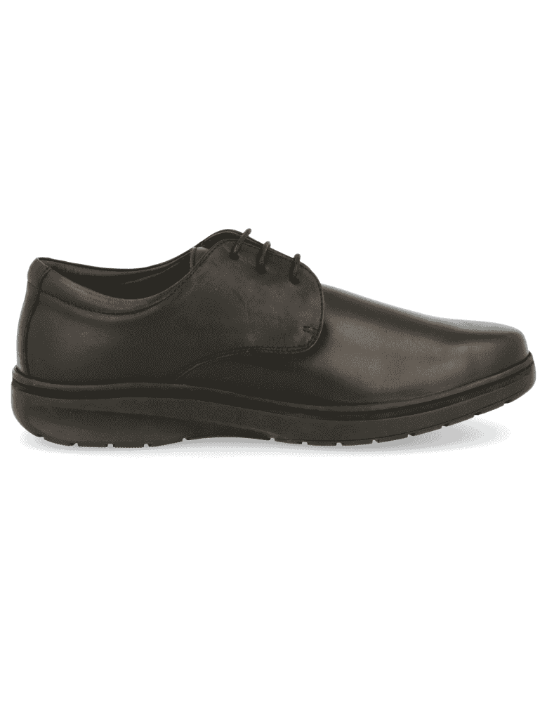 COMFORTABLE MEN'S SHOE, MATEO 01 BLACK