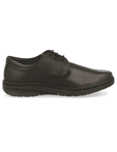 COMFORTABLE MEN'S SHOE, MATEO 01 BLACK