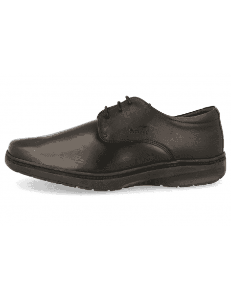 COMFORTABLE MEN'S SHOE, MATEO 01 BLACK