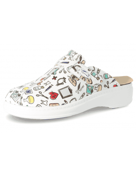 ZUECOS SANITARIOS MUY COMODOS, MASTER PLUS ICONOS DOBLE PLANTILLA D'Torres