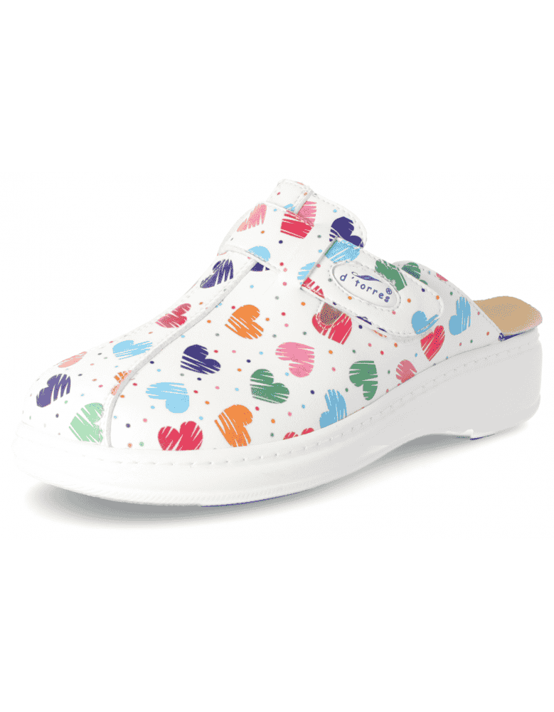 ZUECOS SANITARIOS, MASTER PLUS ESTAMPADO CORAZONES