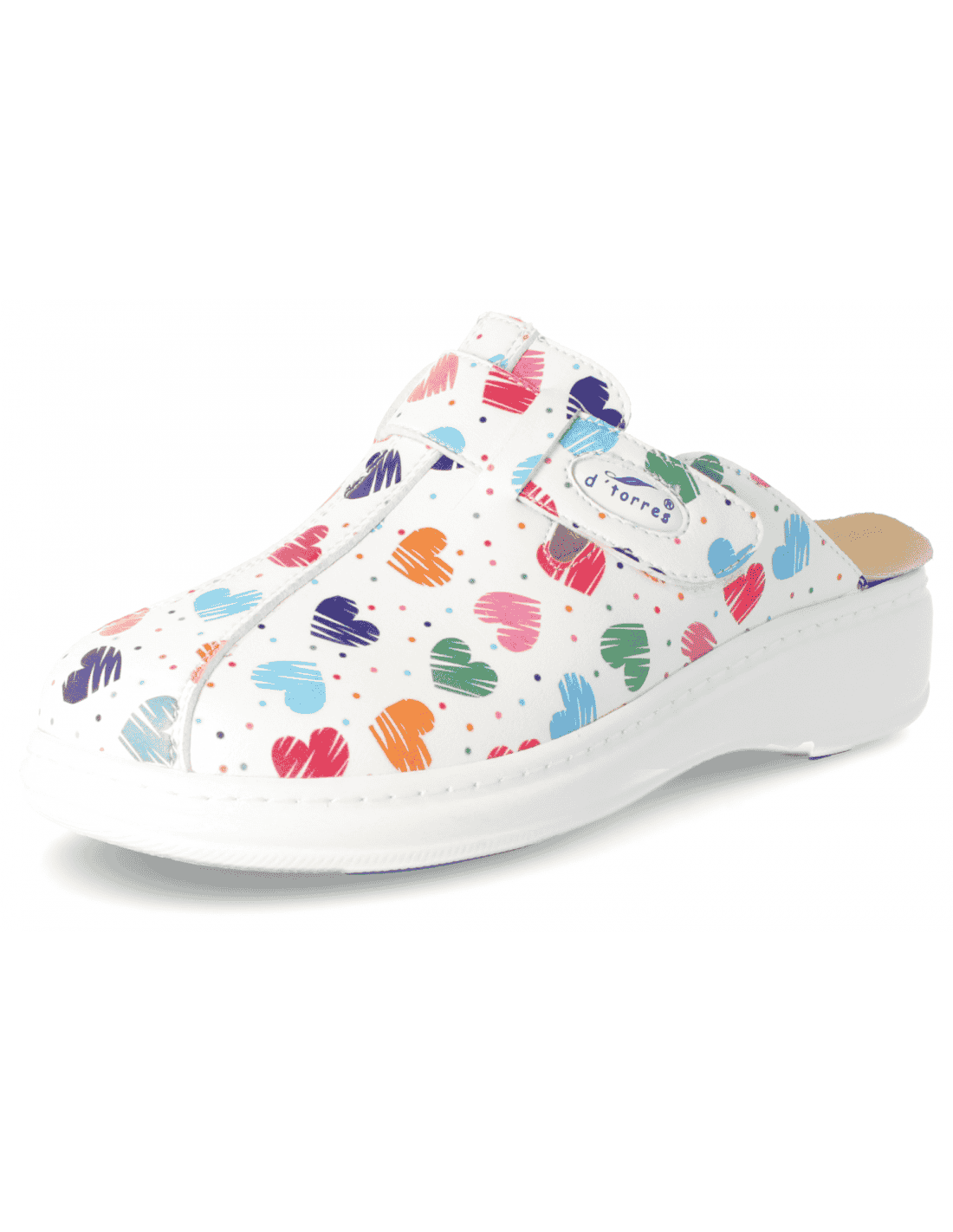 ZUECOS SANITARIOS, MASTER PLUS ESTAMPADO CORAZONES