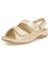 SANDALIA JULIA 2019 BEIGE D'Torres®, PARA PIES DELICADOS Y ANCHOS CON JUANETES