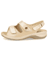 SANDALIA JULIA 2019 BEIGE D'Torres®, PARA PIES DELICADOS Y ANCHOS CON JUANETES