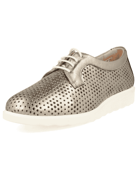 ZAPATO CÓMODO PIEL ADAPTABLE, CALAIS 85 ACERO