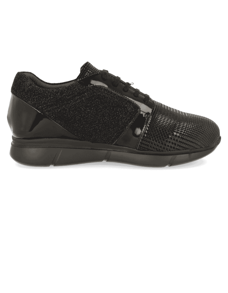 SNEAKERS CÓMODO SEÑORA, BIMBA 06 NEGRO