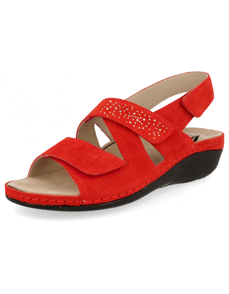 COMFORTABLE WOMEN'S SHOES, ALICE 10 RED