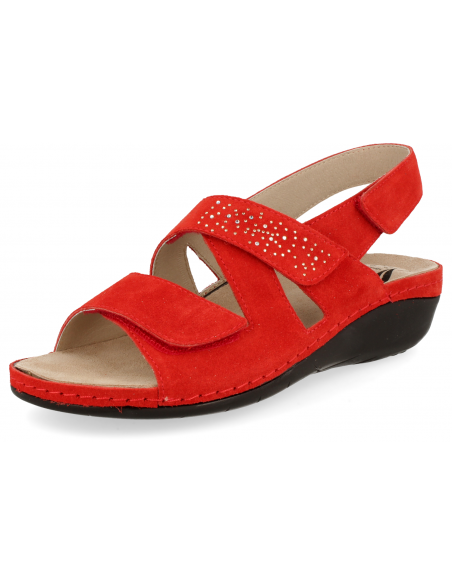 COMFORTABLE WOMEN'S SHOES, ALICE 10 RED