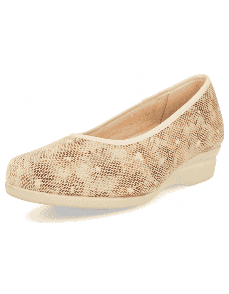 COMFORTABLE WOMAN'S SHOES, CARLOTA 09 BEIGE
