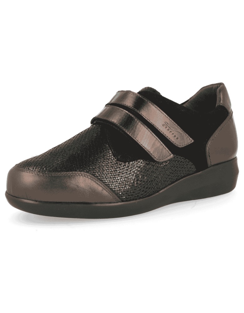 ZAPATO SEÑORA PIES DIABETICOS, GINA 84 COBRE