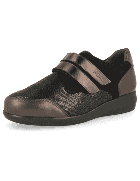 ZAPATO SEÑORA PIES DIABETICOS, GINA 84 COBRE