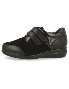 ZAPATO SEÑORA PIES DIABETICOS, GINA 01 NEGRO