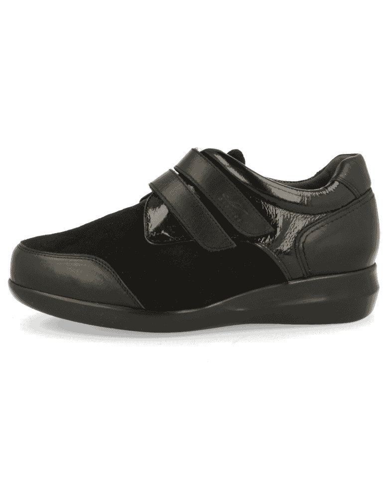 ZAPATO SEÑORA PIES DIABETICOS, GINA 01 NEGRO