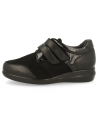 THERAPEUTIC WOMEN SHOES OF LEATHER AND LYCRA, DELICATED FEET, EXTRA-LARGE WIDTH
