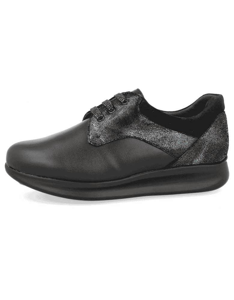 COMFORTABLE LEATHER WOMEN SHOES, DALIA 04 BLUE