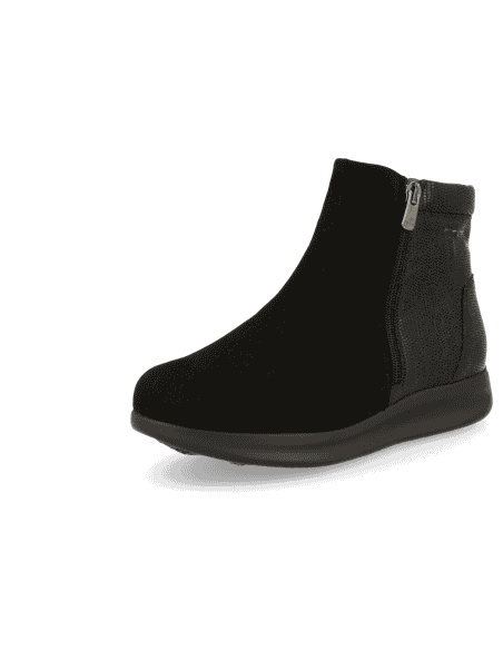 Botín Señora Cómodo Piel NubeFit™ Horma K – FREDA S1 Negro