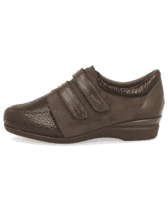 ZAPATOS CÓMODOS Y ANCHOS PARA PIES DELICADOS,NATALIA MARRÓN
